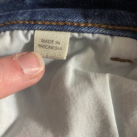 EUC J Jill Denim Weekender Straight Leg Jeans,Cotton blend, Embroidery,Boho,Sz 8 - Picture 10 of 11